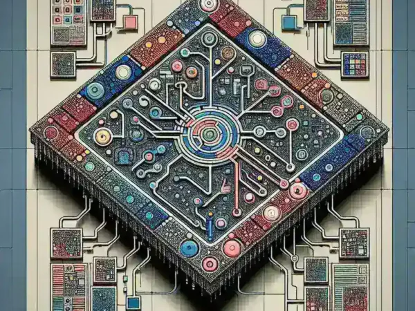 Alt text: "Gráfico ilustrativo de bloques neuronales específicos para tareas en Sistemas en Chip (SoC) de consumo, mostrando distintos modelos de aprendizaje automático y su aplicación en dispositivos electrónicos."